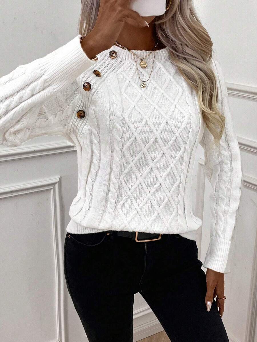 Clara | Jersey de Punto con Botones para Damas