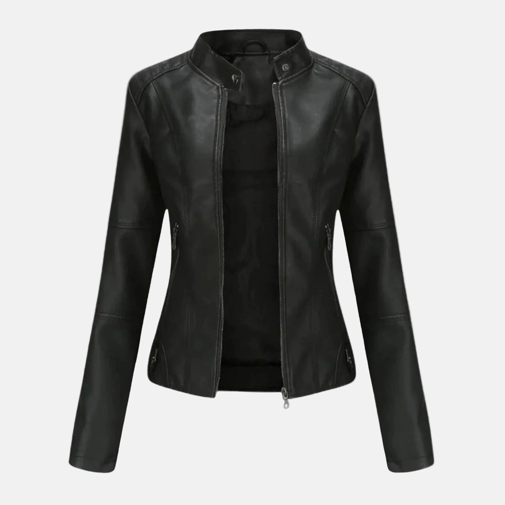 Romina | Chaqueta de Cuero Casual