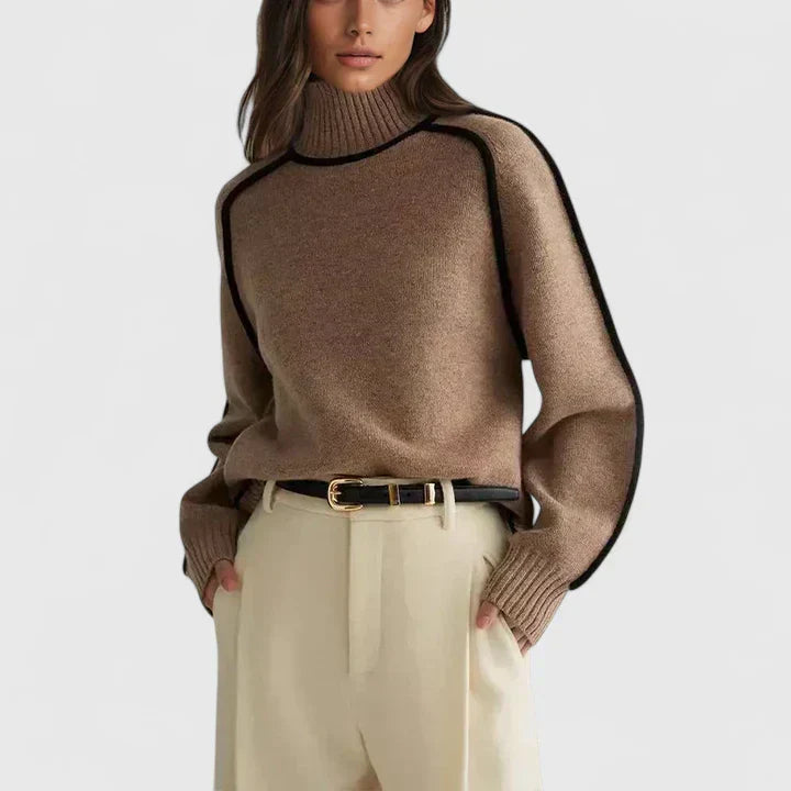 Donna | Suéter elegante de cuello alto
