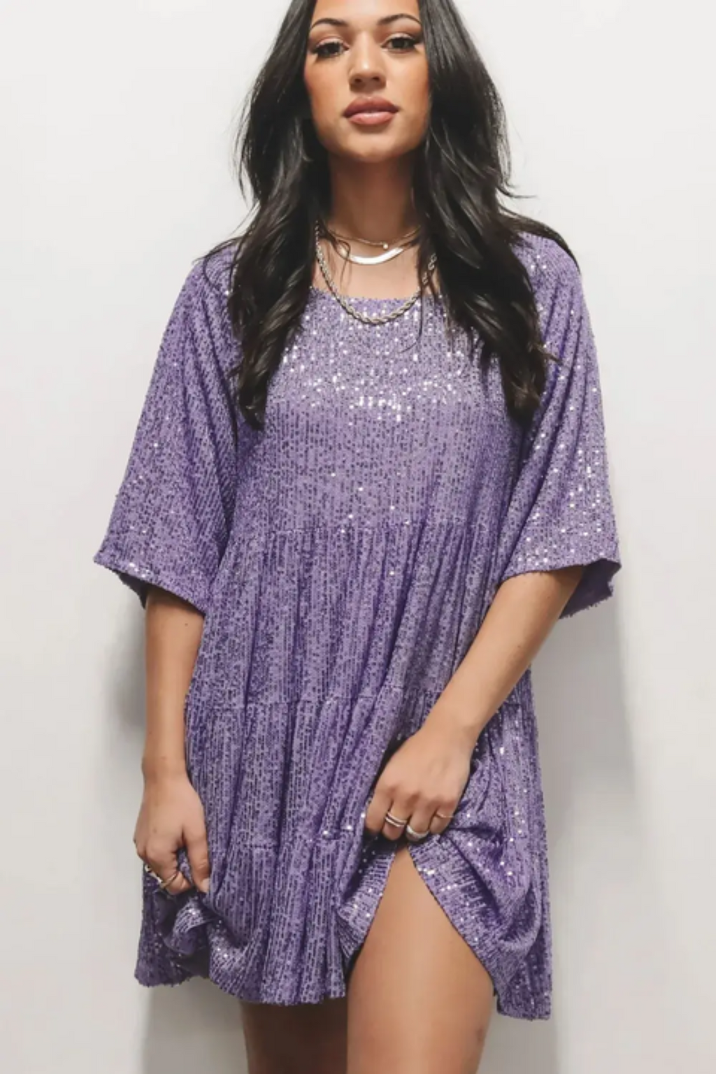 Lilia™ | Elegante vestido de fiesta suelto con lentejuelas