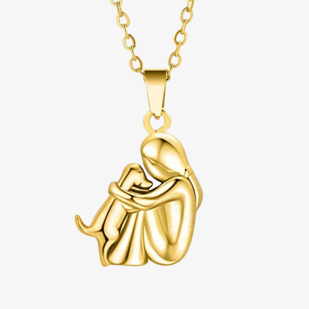 Olivia | Collar con colgante en forma de perro