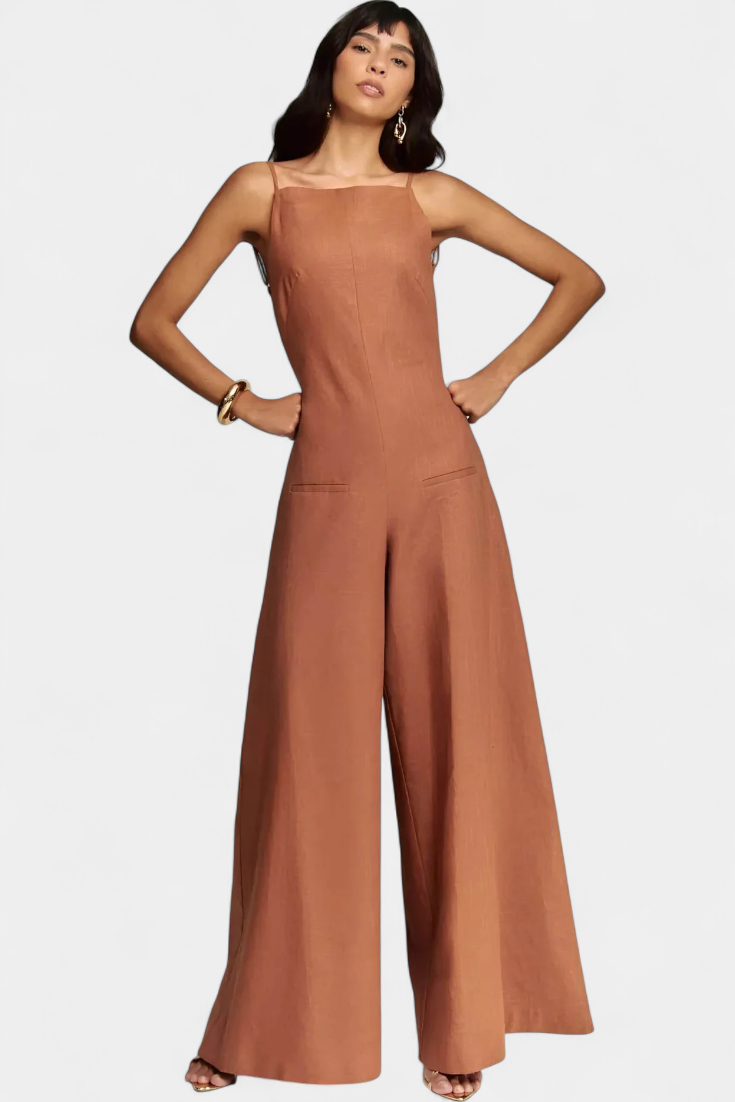 Belén | Mono Halter de Pierna Ancha Radiante