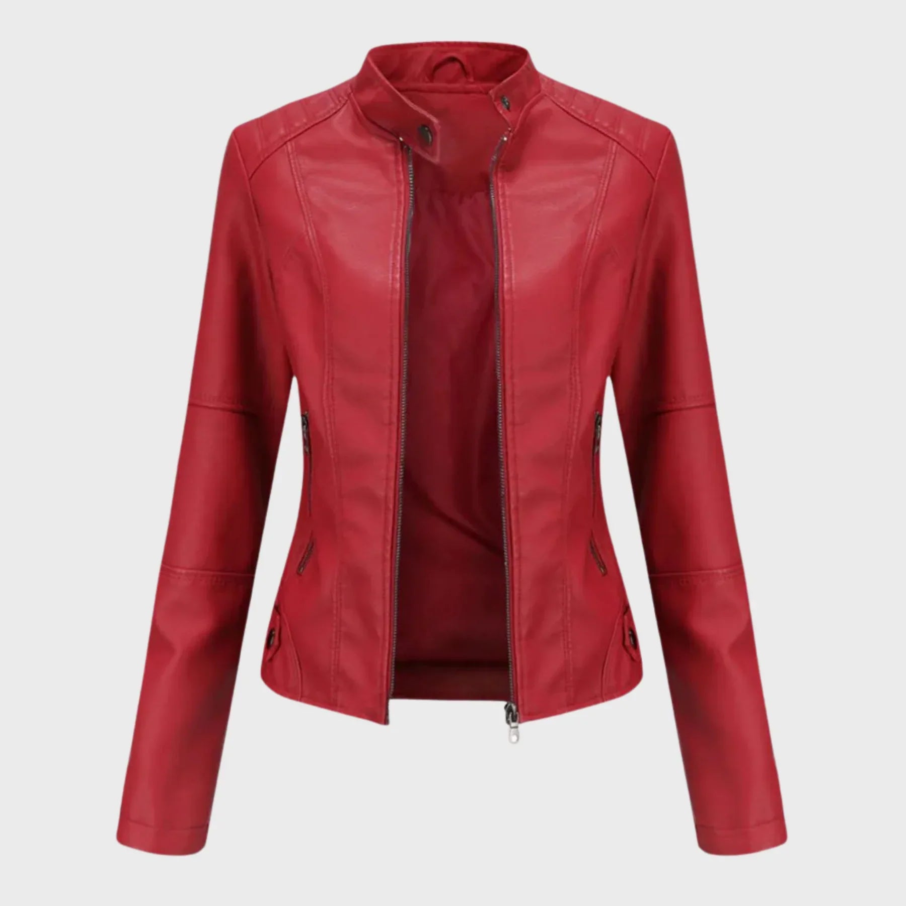 Romina | Chaqueta de Cuero Casual