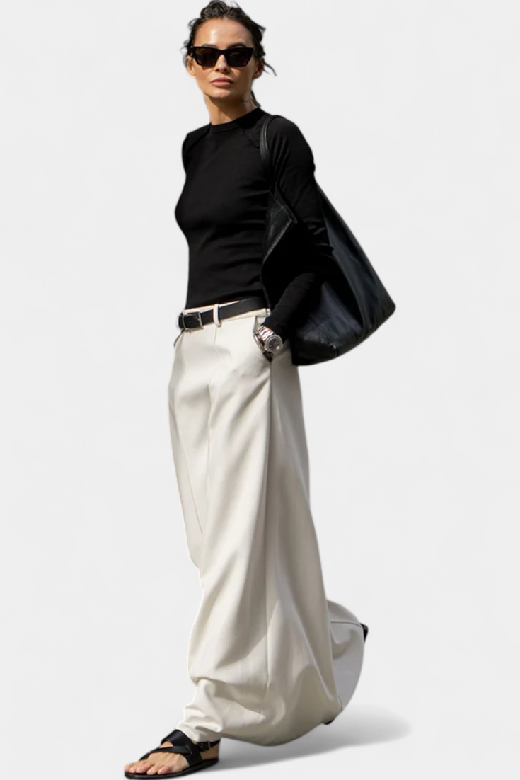 Ada | Falda H-Line Lisa con Estilo Urbano Moderno