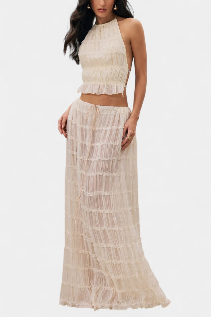 Eugenie | Conjunto Top Plisado
