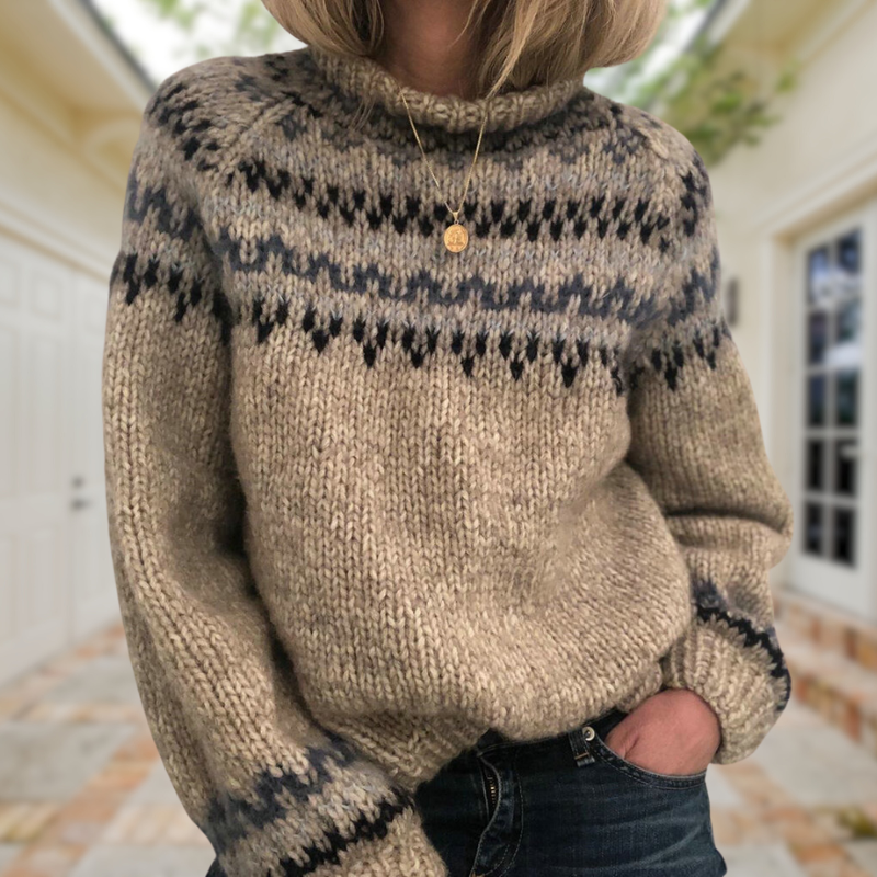 Amalia | Suéter Retro Acogedor