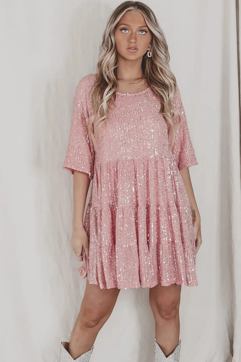 Lilia™ | Elegante vestido de fiesta suelto con lentejuelas