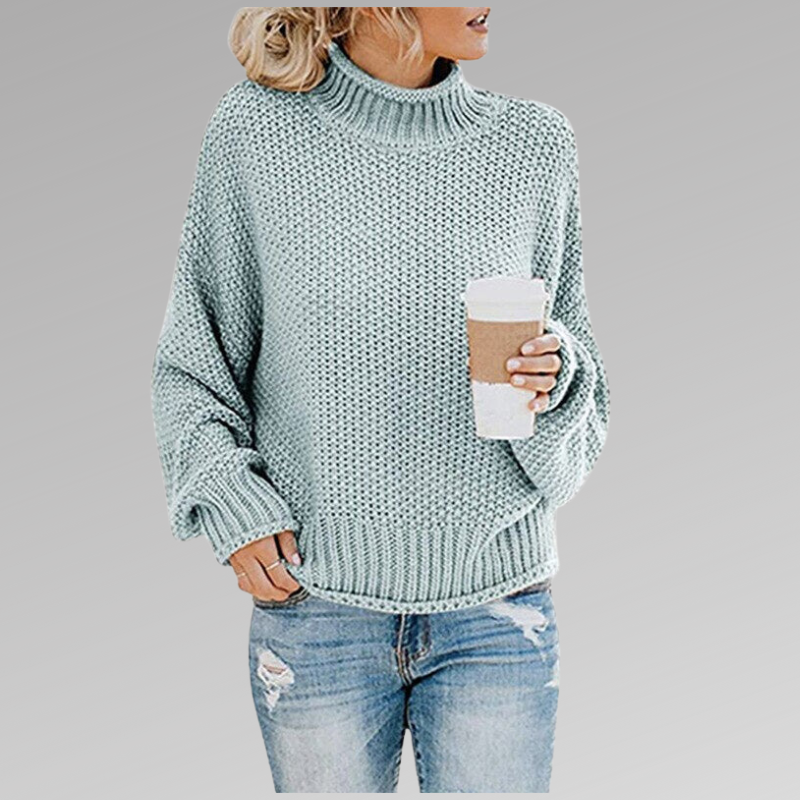 Valerianne | Suéter Elegante de Cuello Alto