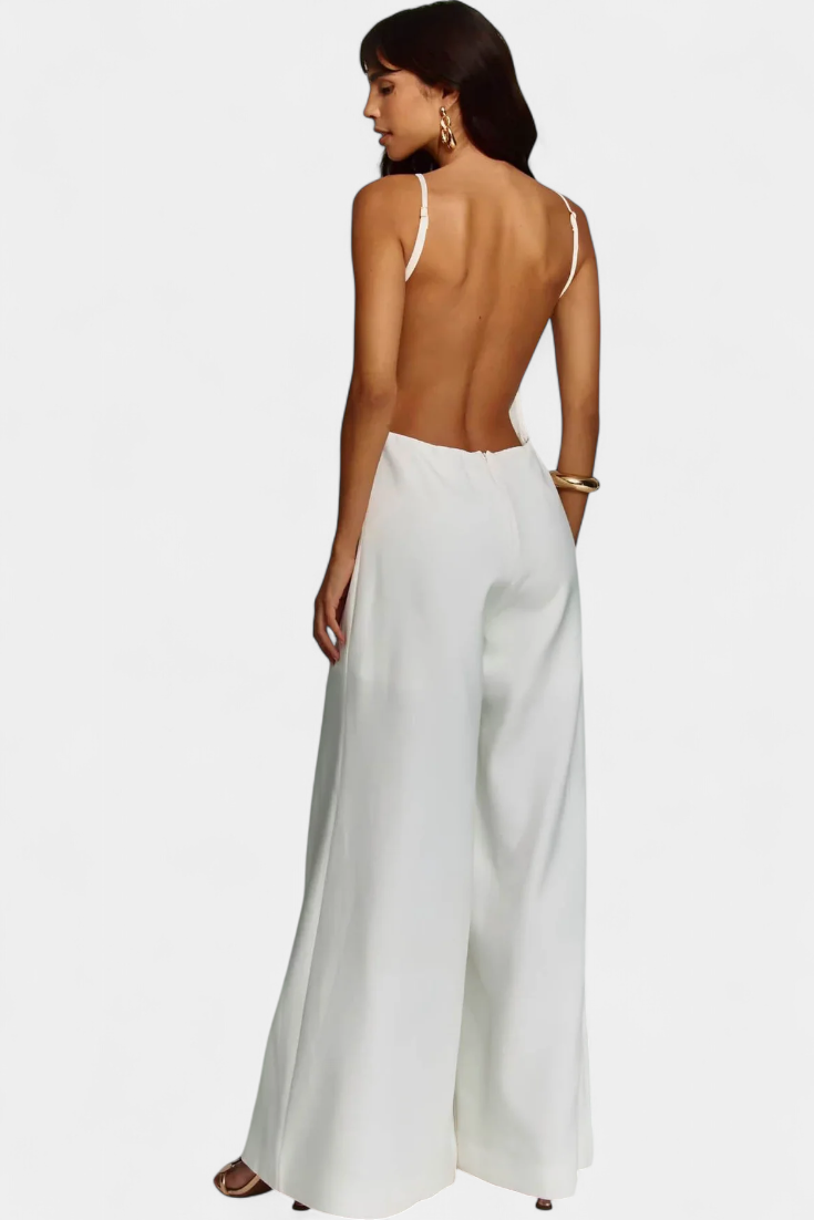 Belén | Mono Halter de Pierna Ancha Radiante