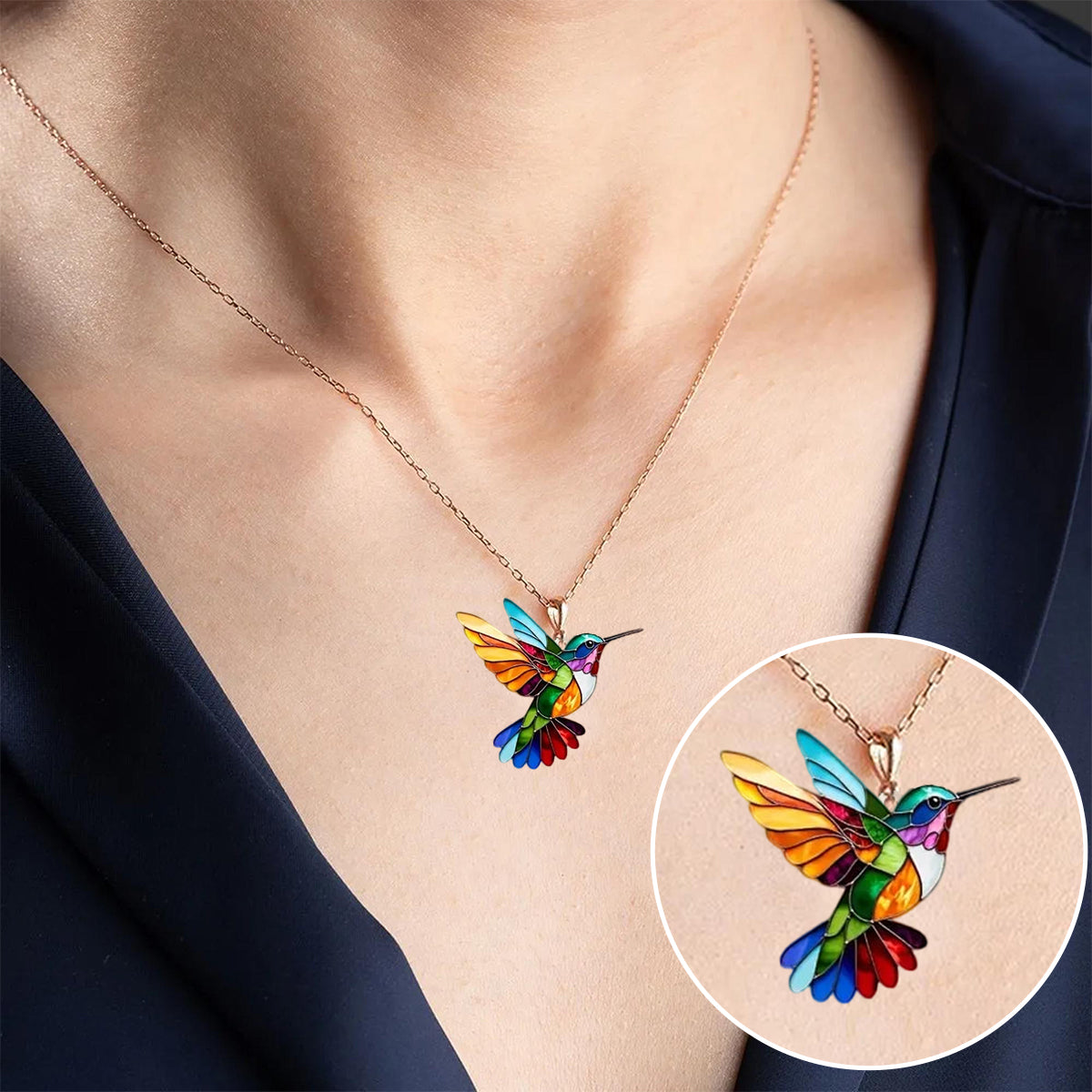 Aurelia | Collar Colibrí Elegante