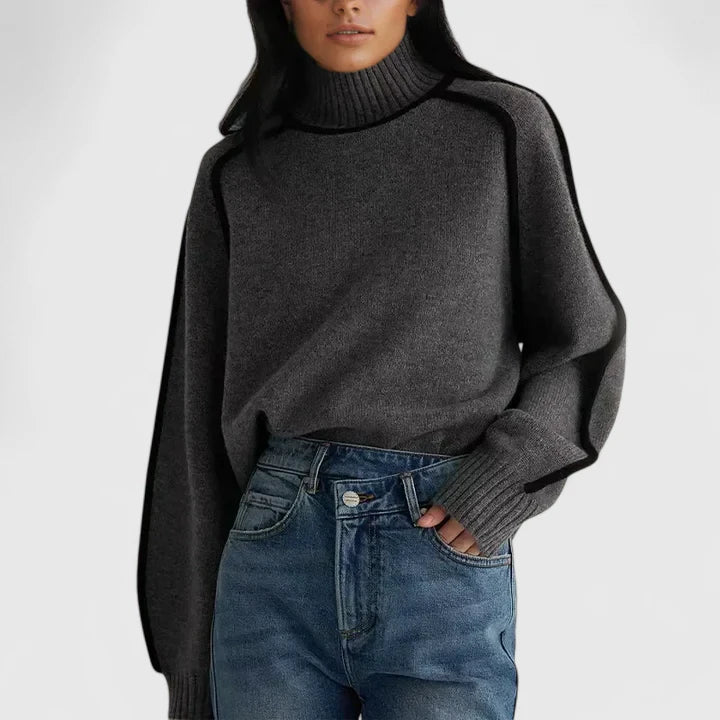 Donna | Suéter elegante de cuello alto