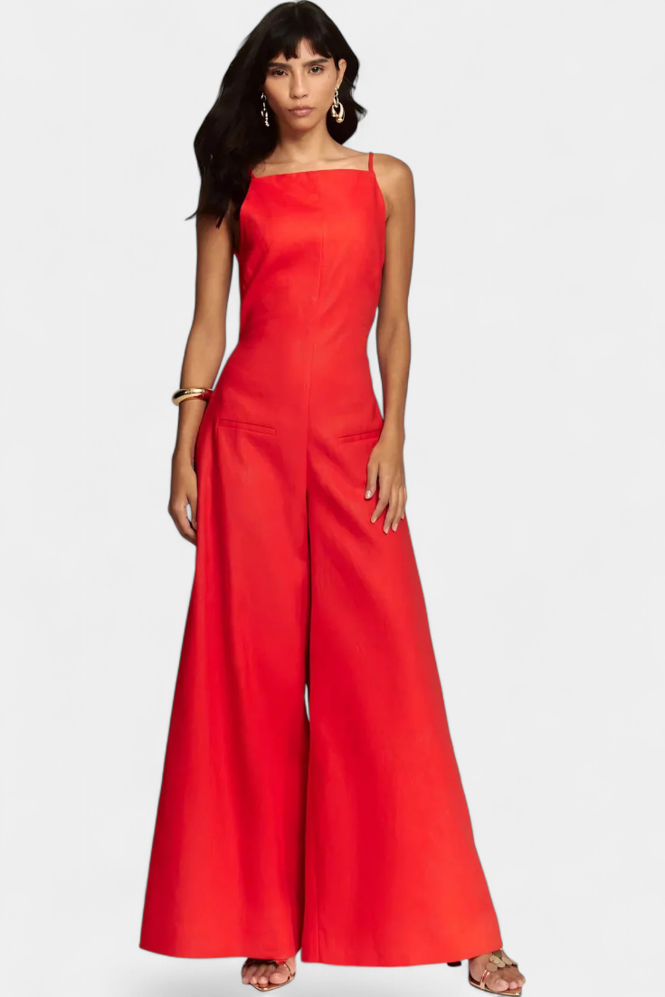 Belén | Mono Halter de Pierna Ancha Radiante