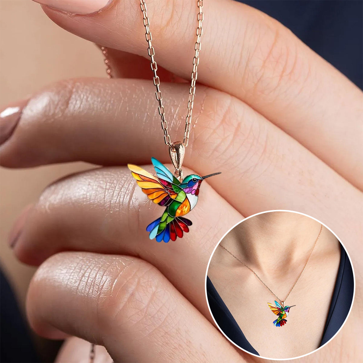 Aurelia | Collar Colibrí Elegante