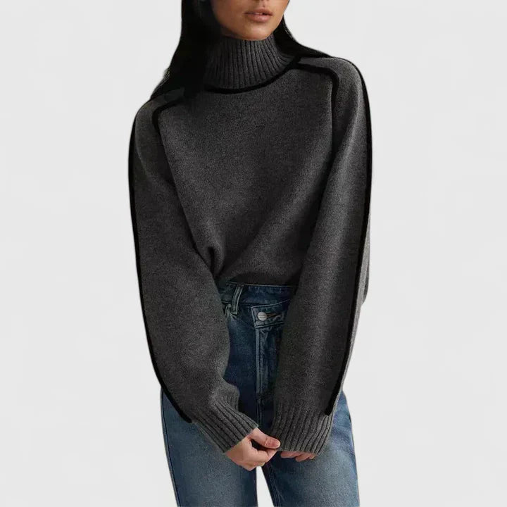 Donna | Suéter elegante de cuello alto