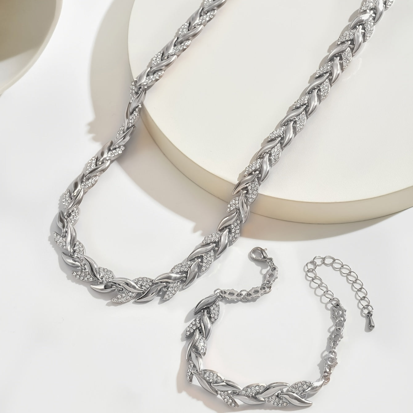 Sirena | Collar y Pulsera con Brillo Elegante