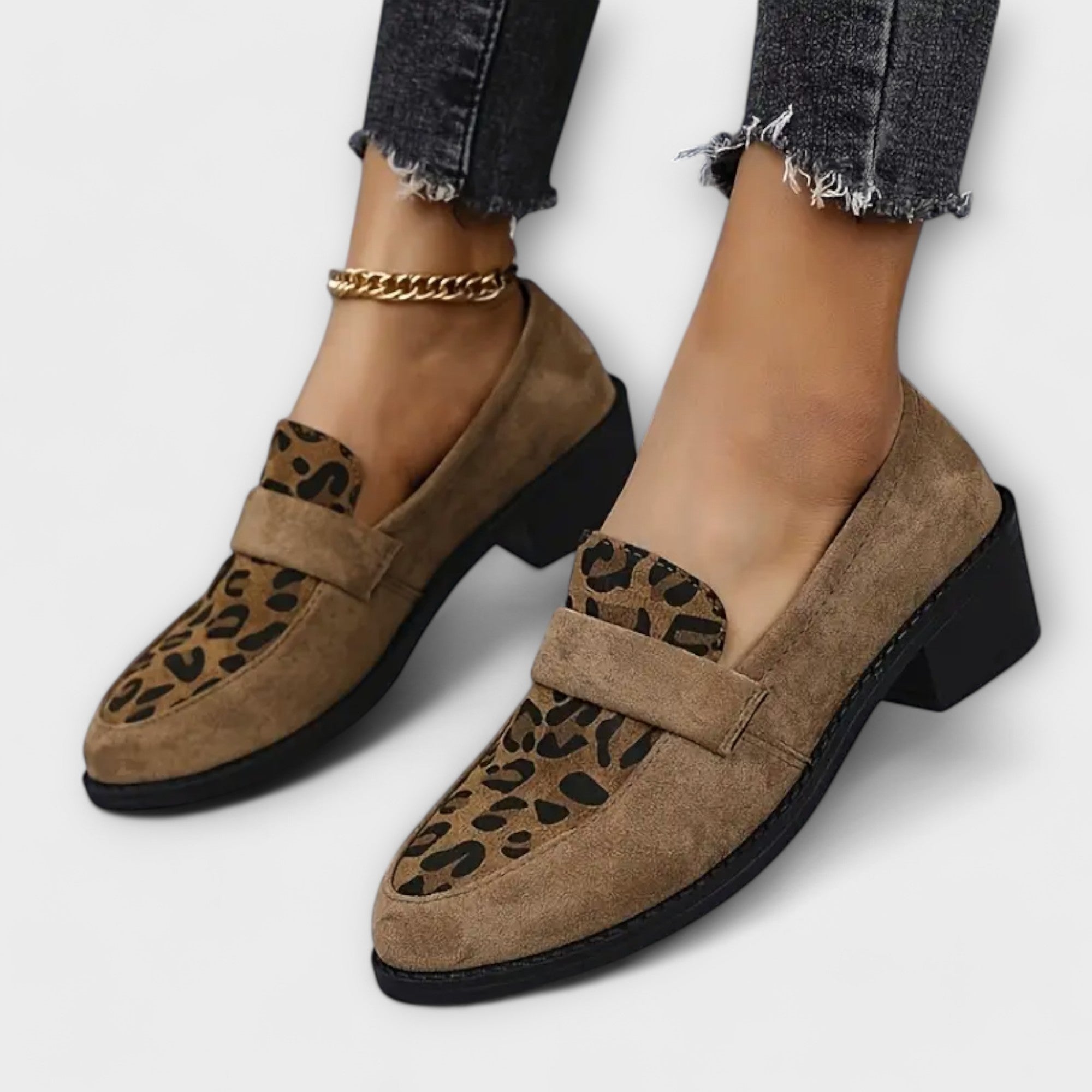 Daniela | Zapatos elegantes con estampado de leopardo