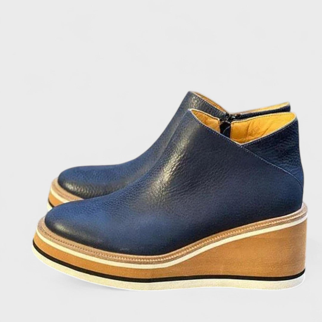 Solvina | Botines de Cuña Elegantes para el Día a Día
