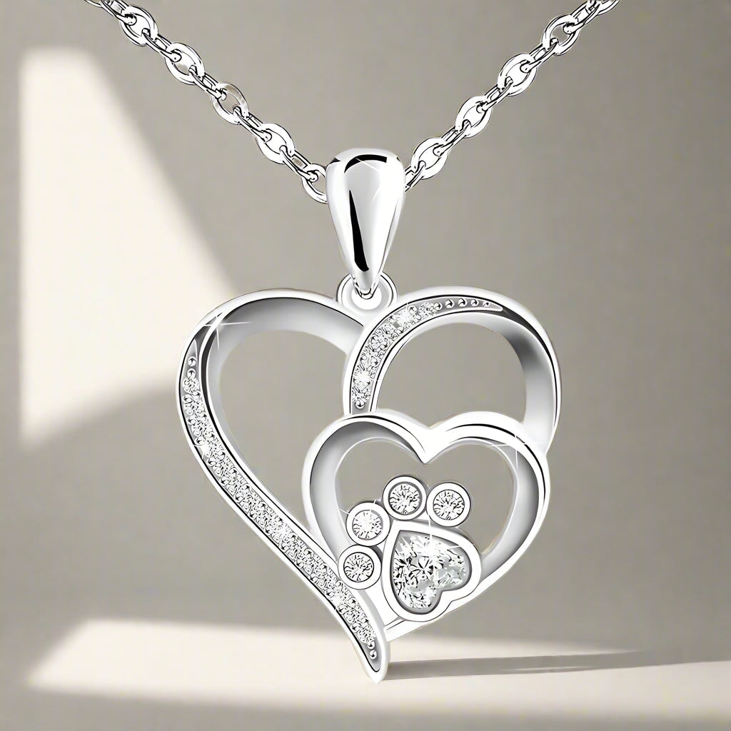 Corazón Pata Eterna | Collar Amor Infinito para Mascotas