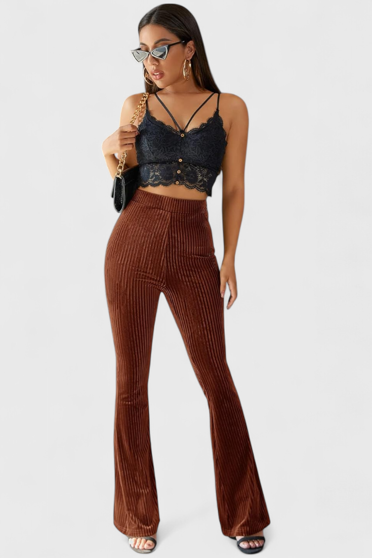 Liset | Pantalones Acampanados de Pana
