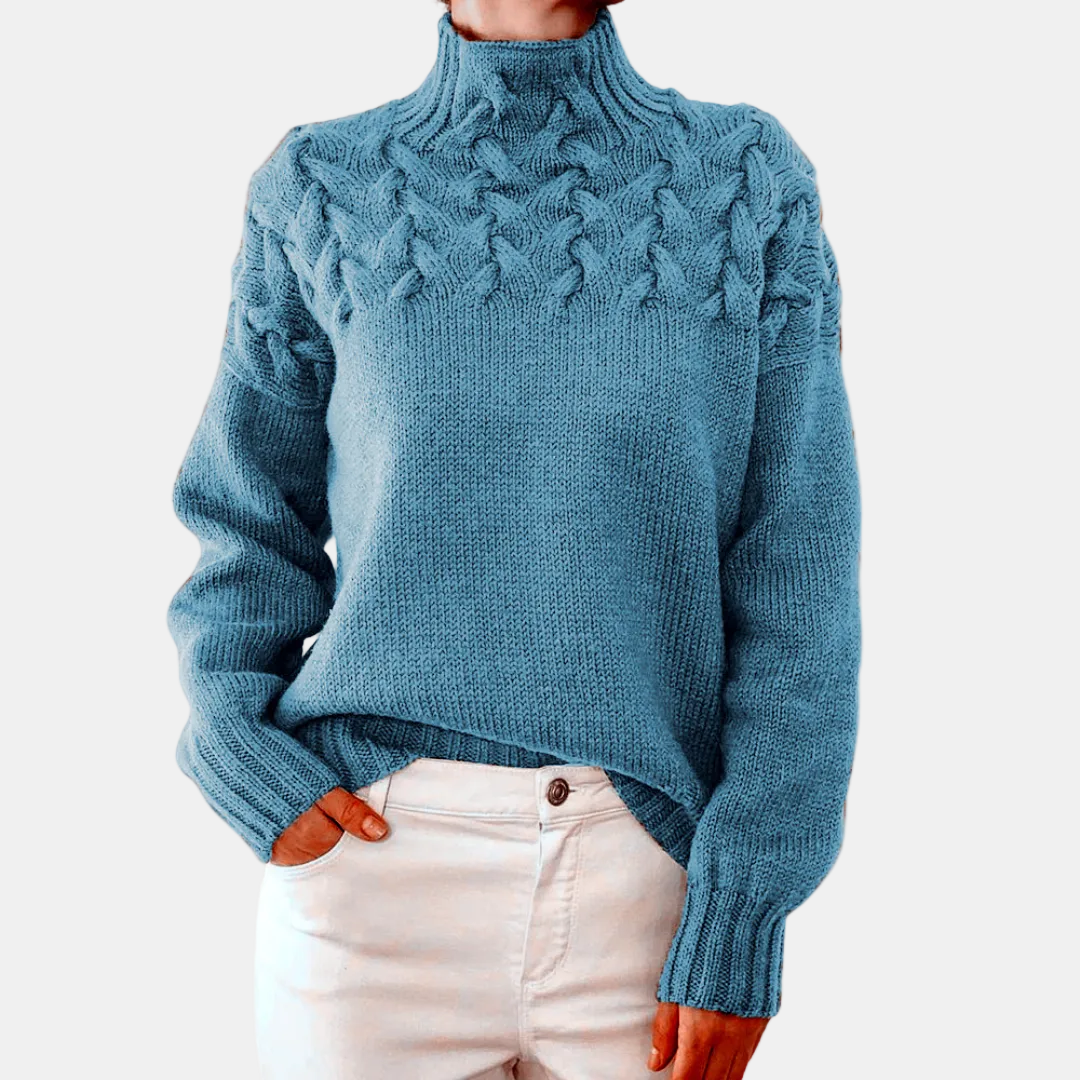 Elena | Suéter de Cuello Alto Cálido