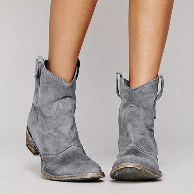 Aitana | Botas de gamuza cómodas