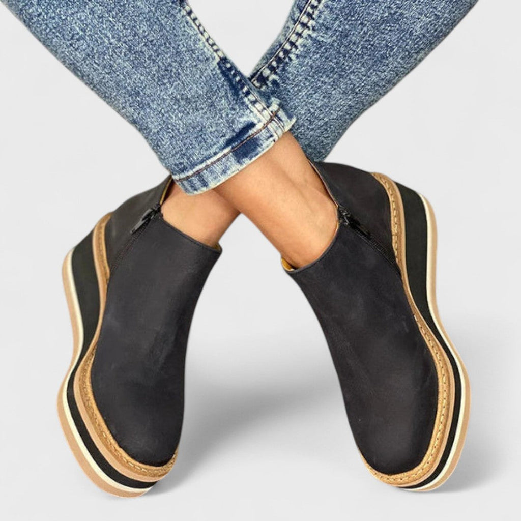 Solvina | Botines de Cuña Elegantes para el Día a Día