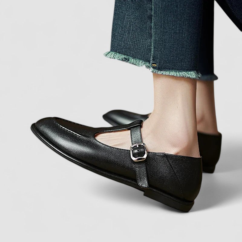 Isabela | Zapatos Mary Jane ortopédicos con tacón bajo
