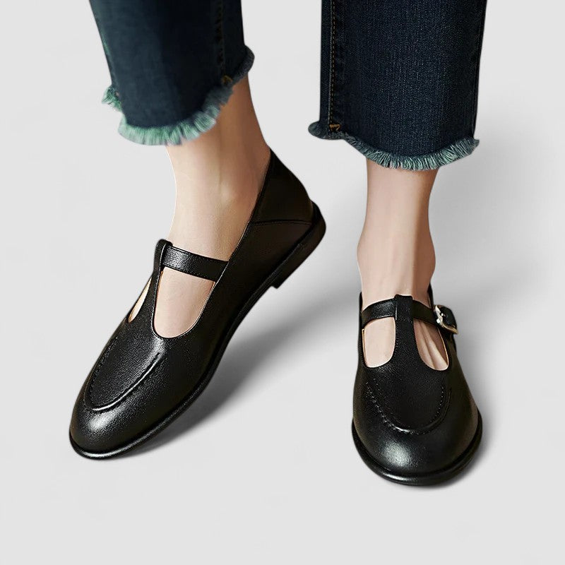 Isabela | Zapatos Mary Jane ortopédicos con tacón bajo