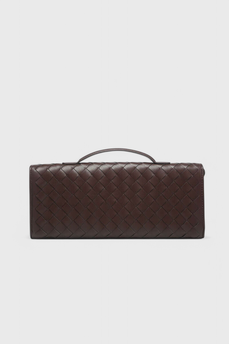 Melanie | Clutch con Detalle de Nudo Dorado