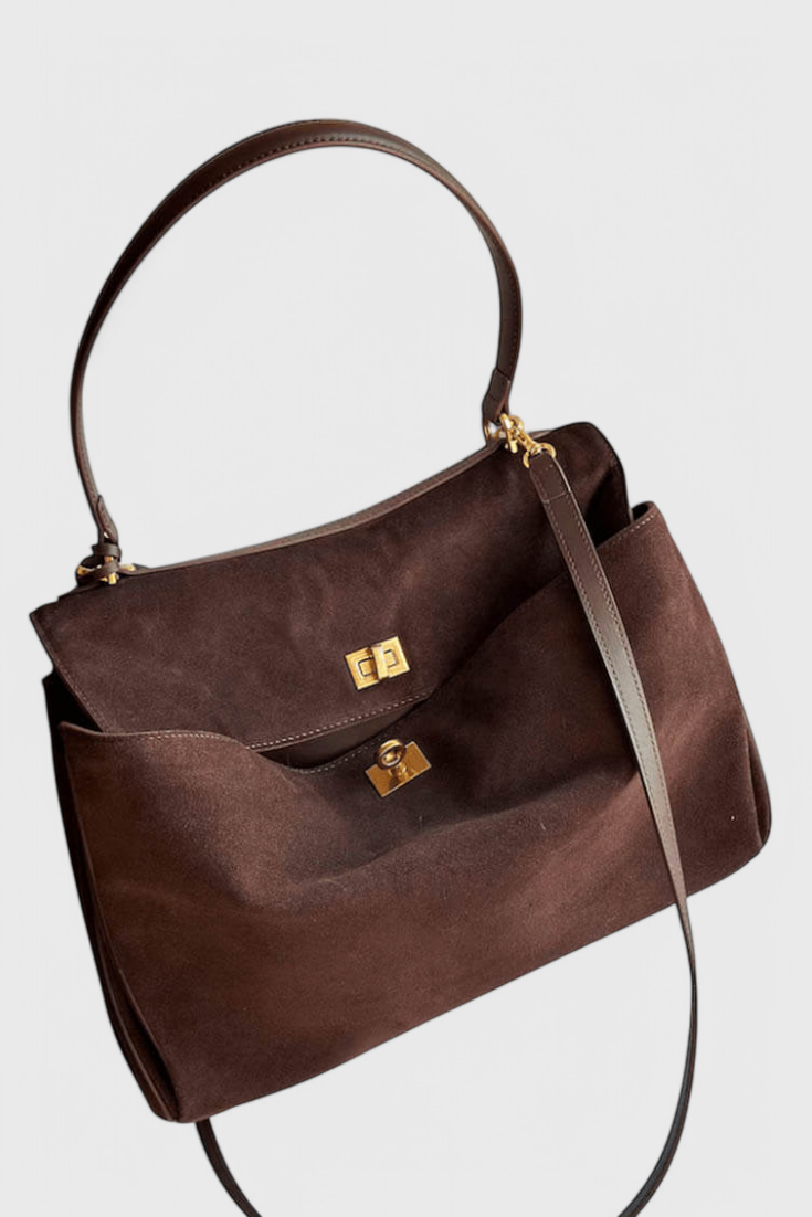 Henna | Bolso de Hombro de Ante