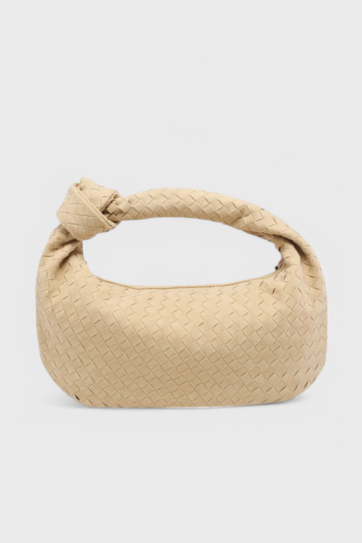 Lila | Bolso Mediano Woven con Detalle de Nudo