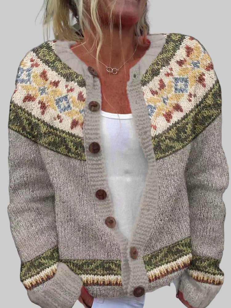 Otoño | Cárdigan Vintage Islandés
