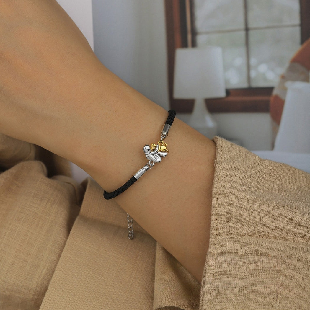 Katy | Pulsera con cordón e ícono de perro