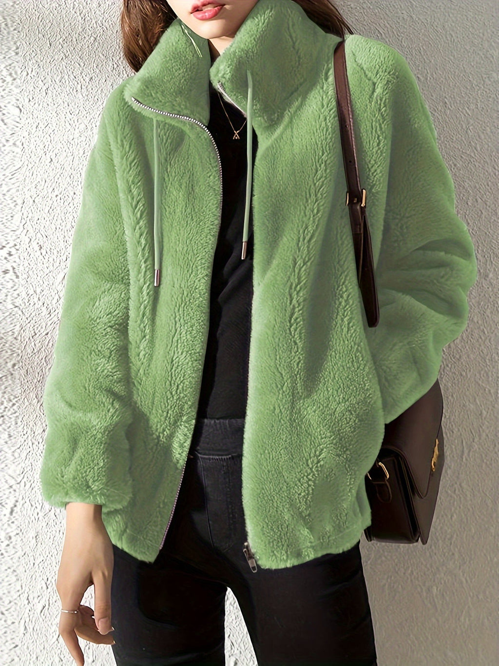 Amara | Chaqueta de borreguito suave y cálida