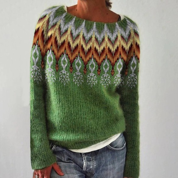 Valeria | Suéter Retro Acogedor