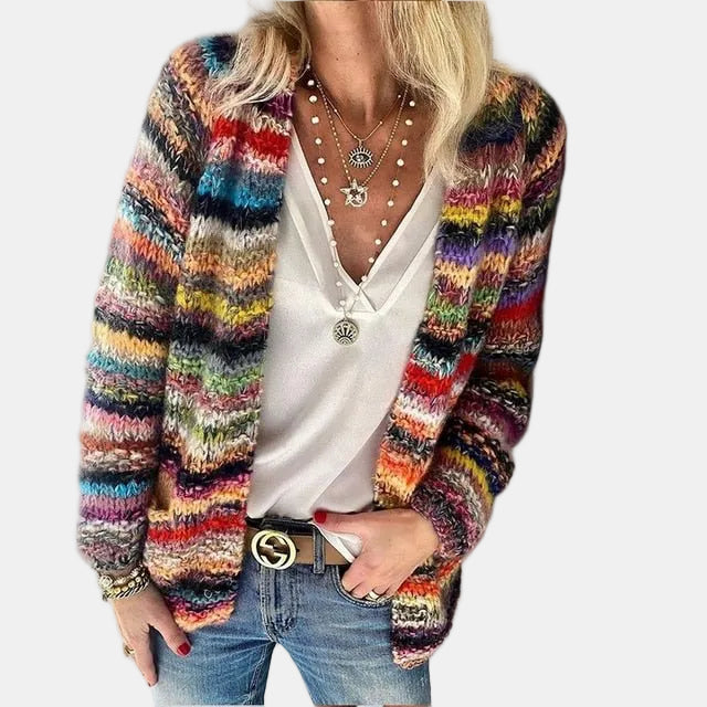 Camila | Cárdigan Multicolor Acogedor