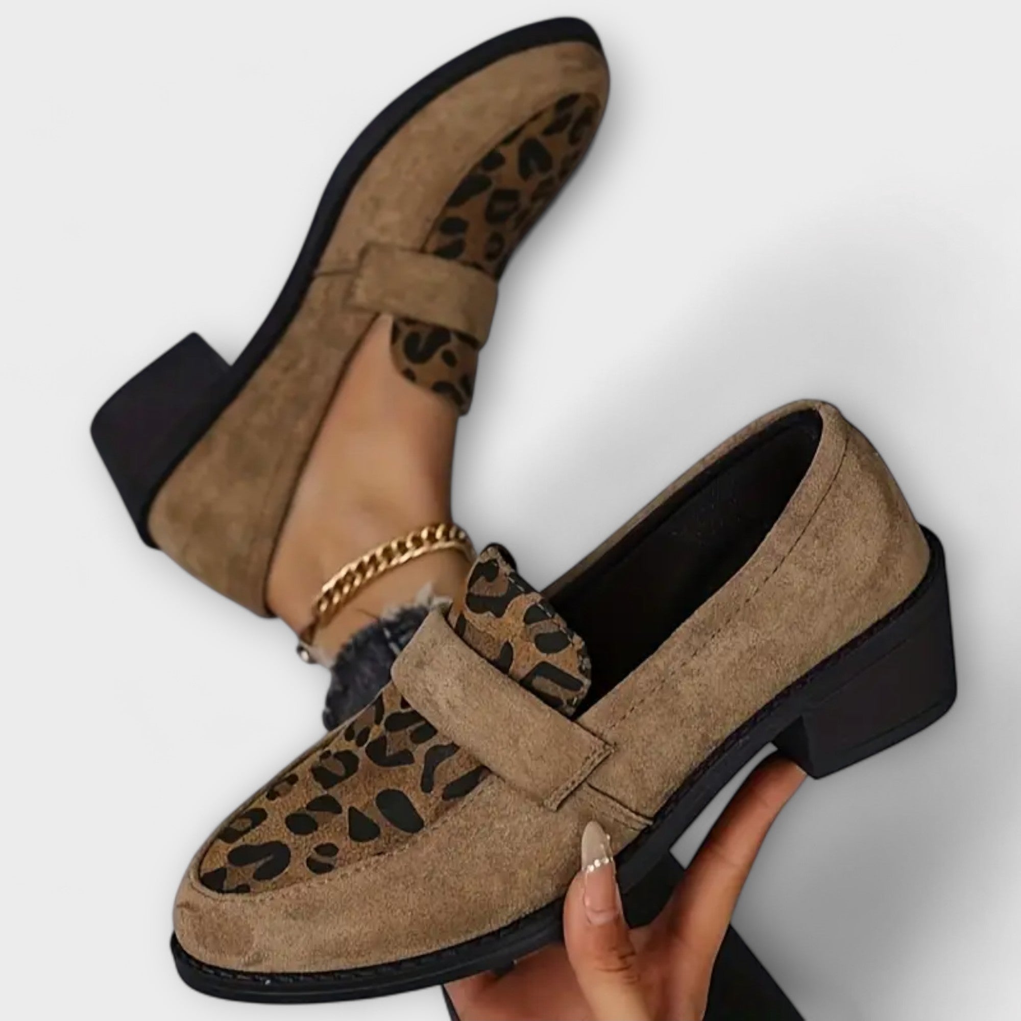 Daniela | Zapatos elegantes con estampado de leopardo