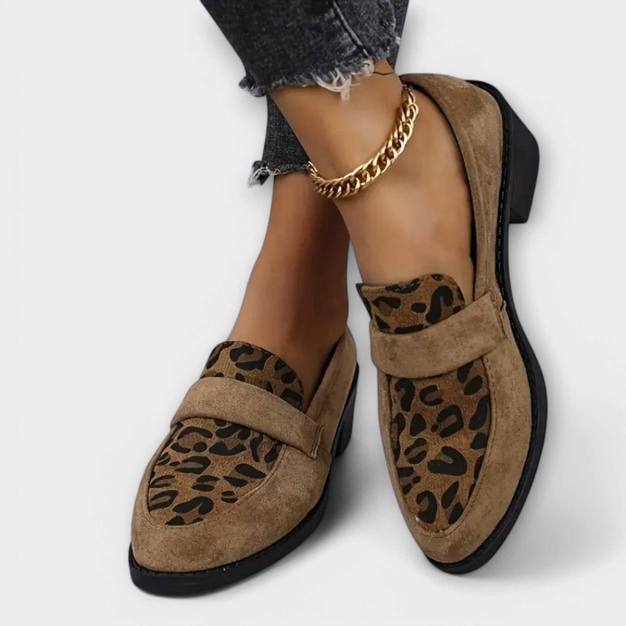 Daniela | Zapatos elegantes con estampado de leopardo