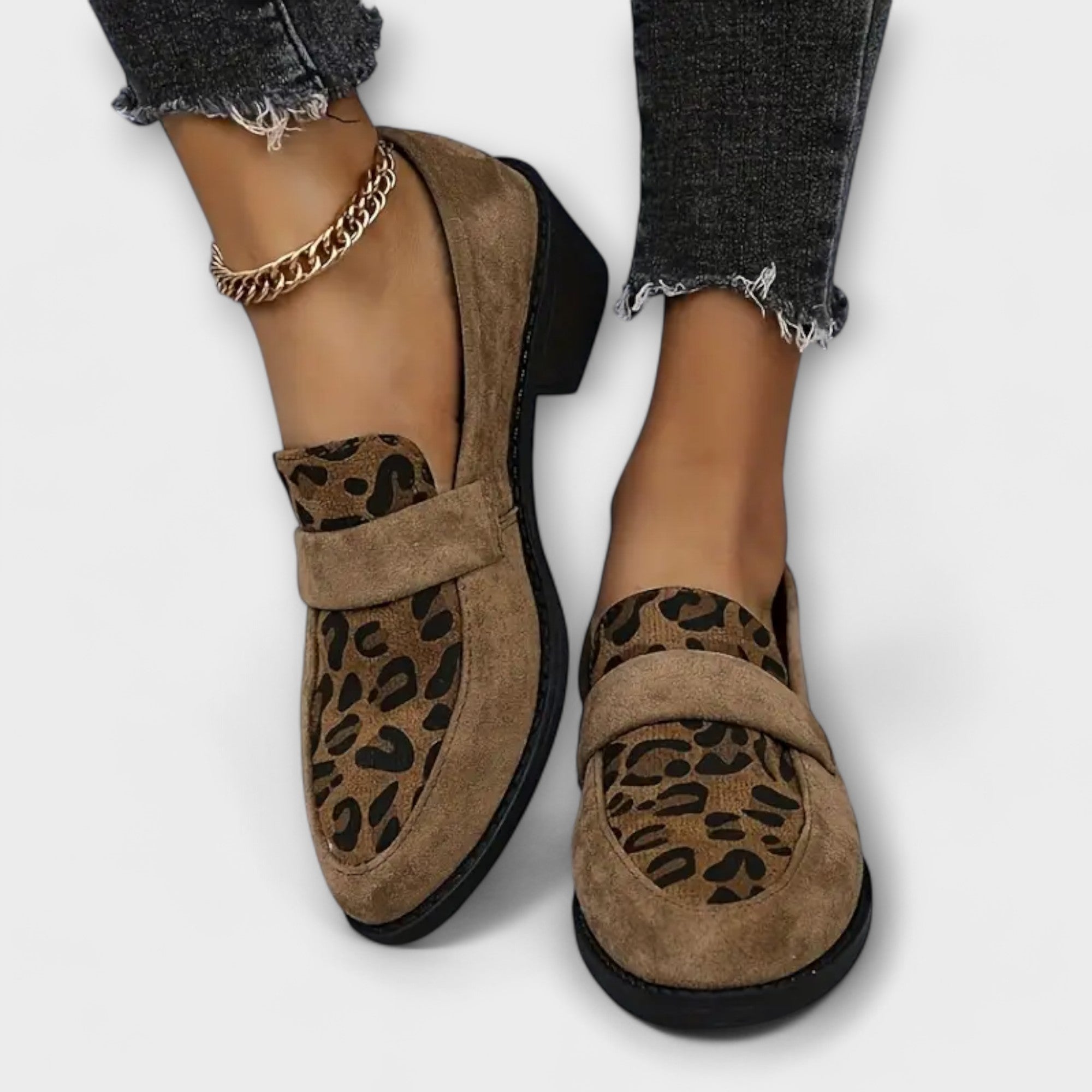 Daniela | Zapatos elegantes con estampado de leopardo
