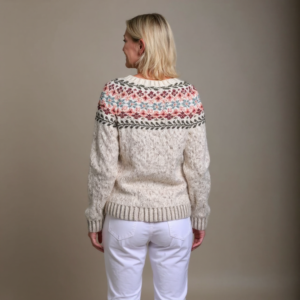 Madelyne | Chaqueta de punto vintage islandesa