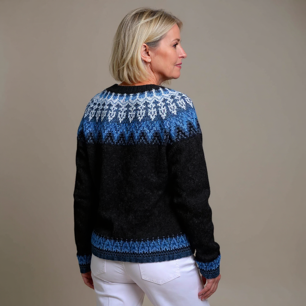 Givanna | Chaqueta de punto vintage islandesa