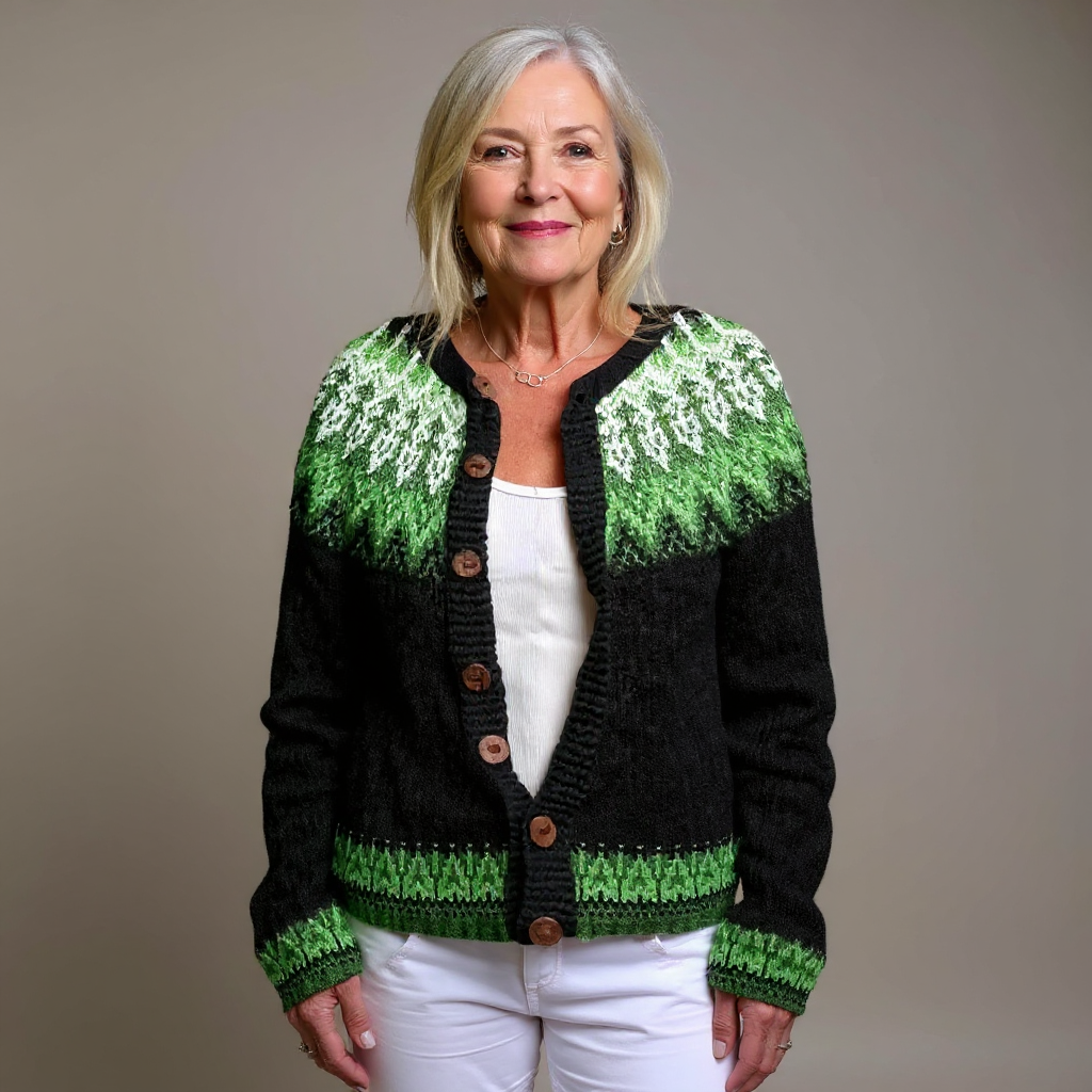 Sadie | Chaqueta de punto vintage islandesa