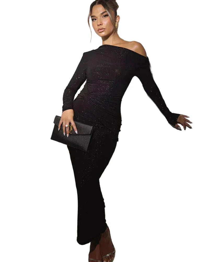 Moa™ | Vestido maxi brillante