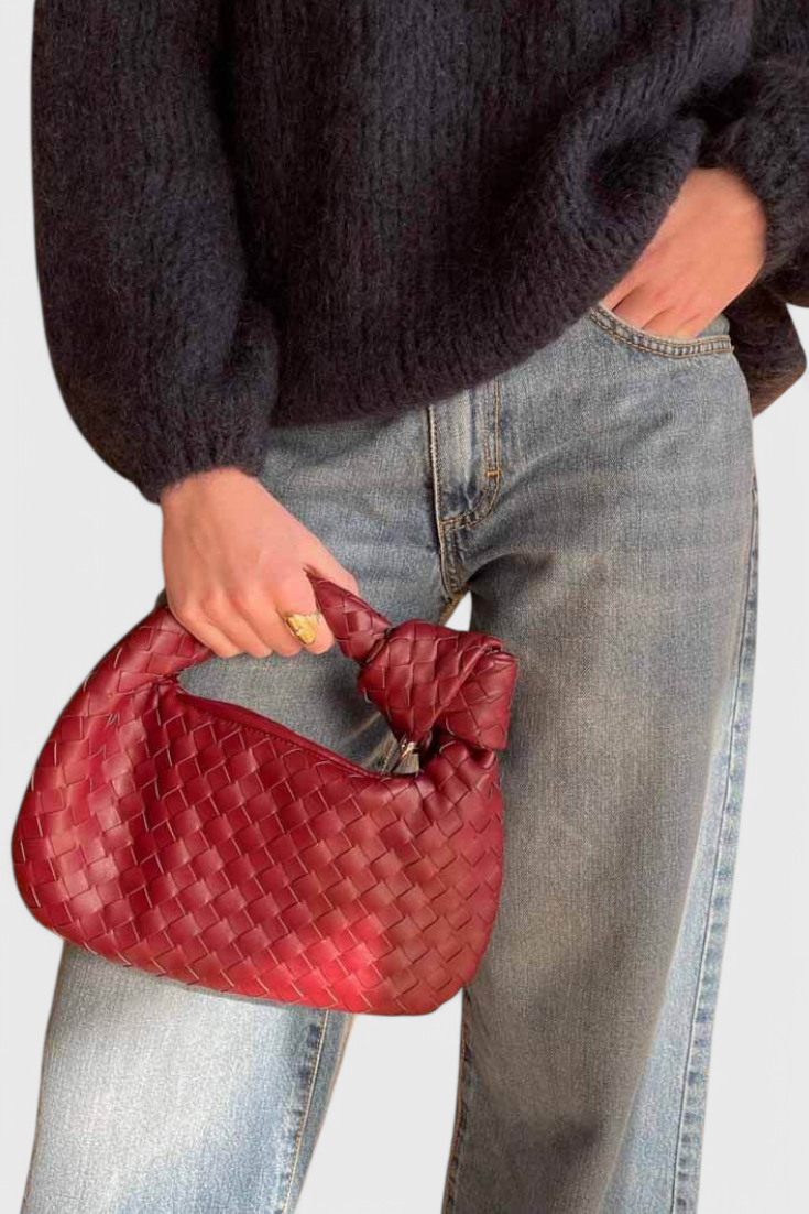 Sage | Bolso Satchel Mini Woven